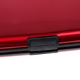 thumbnail image 3 of Metal uminio del tenedor de cartera de de crédito de identificación impermeable unisex rojo Sunnimix Cartera de aluminio de metal, 3 of 8