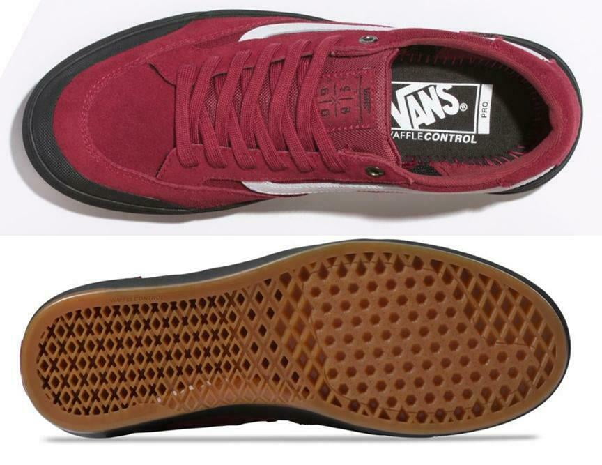 discolor overvåge At læse Vans Berle Pro Rumba Red Men's Classic Skate Shoes Size 11.5 - Walmart.com