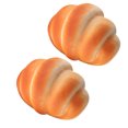 thumbnail image 2 of 2pcs Artificial Bread Realistic Fake Food Fake Bread Decoration Faux Food Croissant Props, 2 of 10