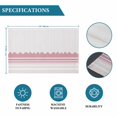 thumbnail image 6 of Pink Purple Striped Placemats Set of 8, Abstract Modern Geometric Stripes Placemats for Dining Table, Place Mats for Kitchen Tabletop, Waterproof Wipeable Dining Table Mats Set, 6 of 9