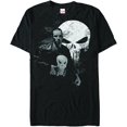 thumbnail image 1 of Mens Marvel The Punisher Night Stealth T-Shirt, 1 of 4