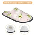 thumbnail image 3 of Fotbe Avocado Doing Sport Yoga Pantuflas Peludas para Mujer con Estampado, Zapatillas de Peluche, Zapatos de Invierno para Casa, Uso Interior y Exterior-Large, 3 of 8
