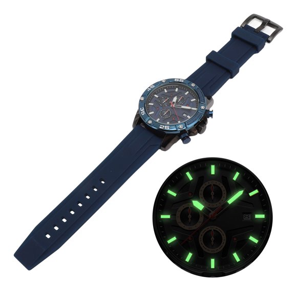 Reloj De Negocios Con Calendario, Reloj De aleación Para Hombres, Cronógrafo Con Calendario Impermeable Informal Para Hombres Para La Vida Diaria