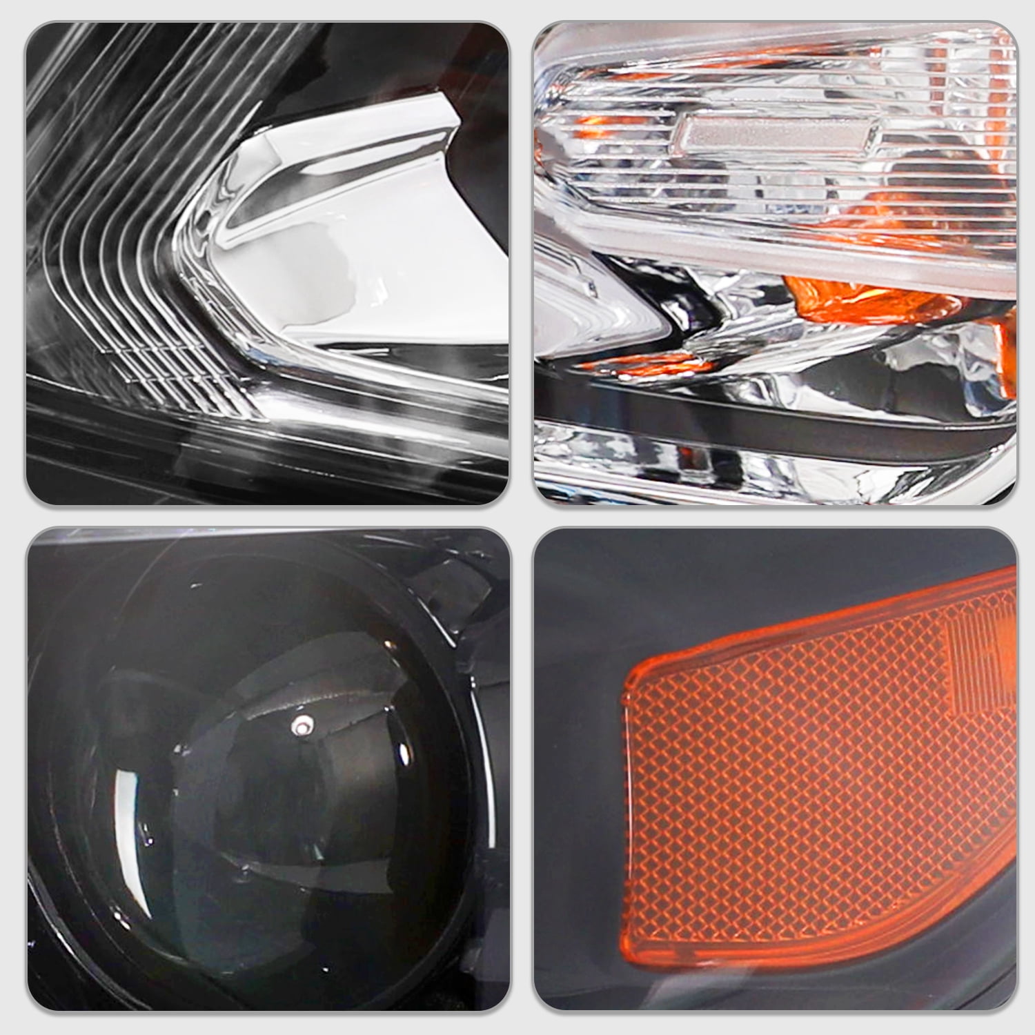 For 2016-2018 Chevy Malibu Headlight Halogen Driver Left Side Headlamp 16-18 LH