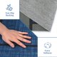 thumbnail image 3 of Alfombra moderna Haperlare con diseño geométrico, lavable, antideslizante, fina, para dormitorio y sala de estar, 1,22 m x 1,83 m, azul marino, 3 of 7