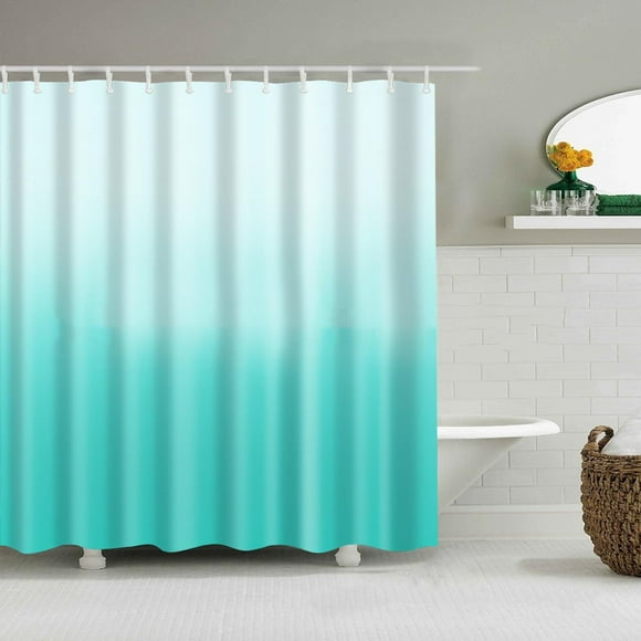 Iumwxz curtains Various Patterns Shower Shower Curtain Bathroom Shower Curtain Digital Printing Polyester Shower Curtain blackout curtains Light Blue Flash Deals