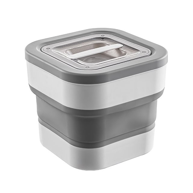 Conteneurs de Stockage de Riz Pliables pour Chien Chat Bac de Stockage de Farine Étanche Scellable pour Cuisine