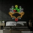 thumbnail image 4 of Glowneon Baby Reindeer Neon Sign, Reindeer Led Sign, Reindeer Lover Gifts, Christmas Decor, 4 of 5
