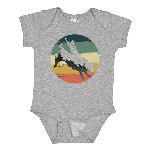 Inktastic Bull Riding Rodeo Rider Boys or Girls Baby Bodysuit