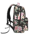 thumbnail image 3 of Easygdp Rose Flowers Mochila Ergonómica Versátil para Laptop - Múltiples Bolsillos, Correas Ajustables, Unisex para Escuela, Viajes y Actividades al Aire Libre-One Size, 3 of 5