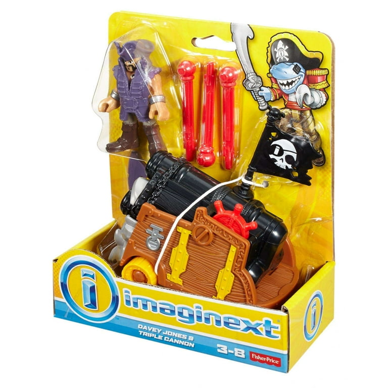 Imaginext Davey Jones Triple Cannon