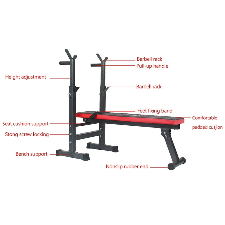 Bench press online rack height
