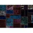 thumbnail image 1 of Ahgly Company Indoor Rectangle Patchwork Light Blue Transitional Area Rugs, 6' x 9', 1 of 4