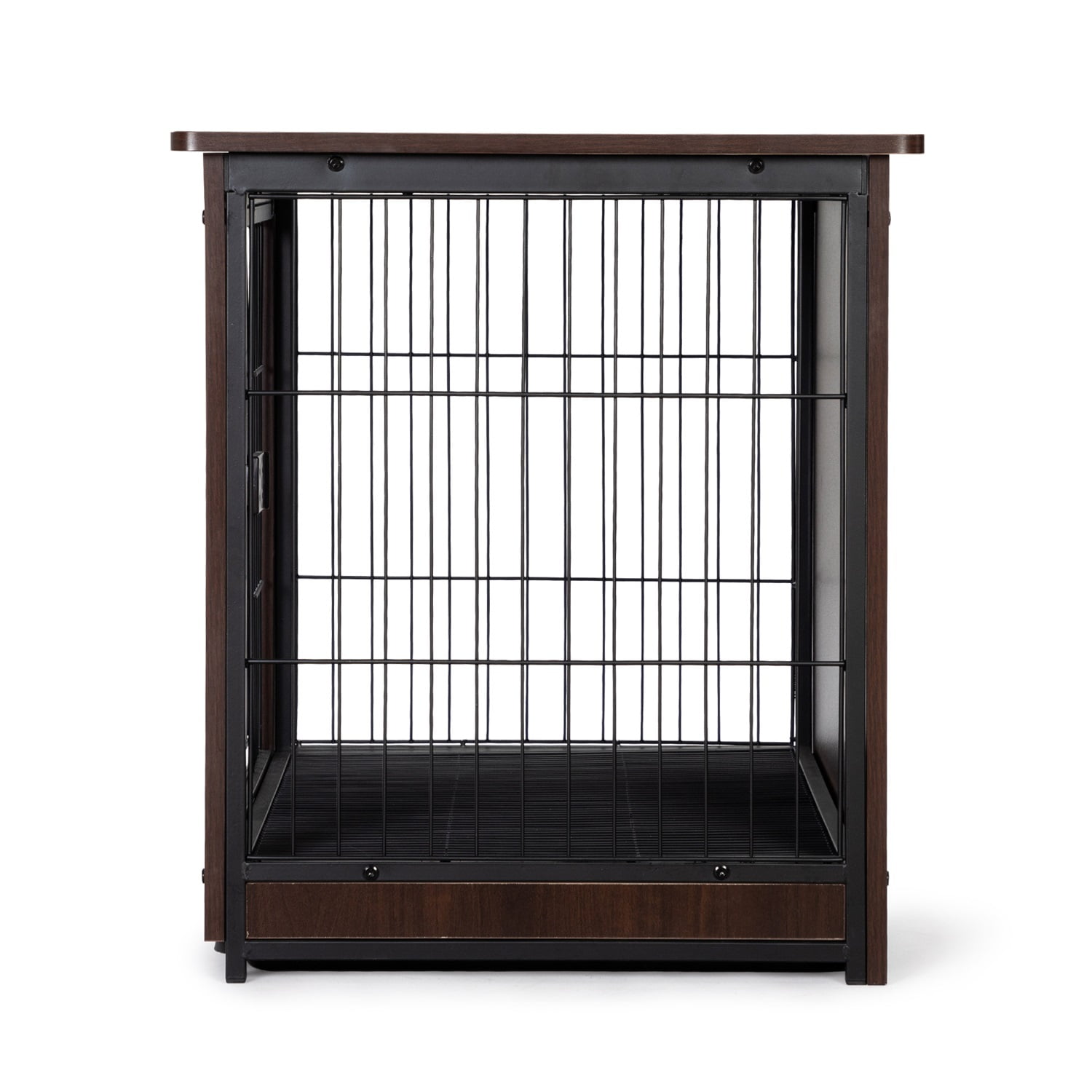 Pefilos 30" Dog Crates for Medium Dogs Furniture, Pet Cages for Small Animals Double-Doors, Indoor Wood Dog Kennel, Dog House, Brown M Pefilos 30" Dog Crates for Medium Dogs Furniture, Pet Cages for Small Animals Double-Doors, Indoor Wood Dog Kennel, Dog House, Brown M