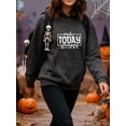 thumbnail image 4 of Retro Xmas Christmas Hoodie for Men Women, Holiday Pullover Hooded Sweatshirt, Cozy Cotton Poly Blend, Funny Winter Xmas Gift Outfit, 4 of 5