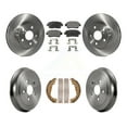 thumbnail image 1 of Transit Auto Front Rear Disc Brake Rotors Ceramic Pads and Drum Kit for Car 2004-2008 Toyota Prius K8T-103695, 1 of 11