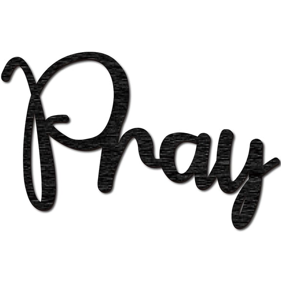 Pray Wooden Sign Word Wood Cutout Decorative Unfinished Letter Ornaments Laser Cut Wall Art Sculpture Wreath Home Apartment Farmhouse Porch