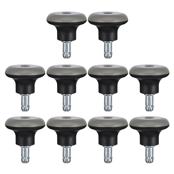 NUOLUX 10Pcs Office Chair Wheels Caster Replacement Feet Chair Fixing Wheels Chair Fixed Feet
