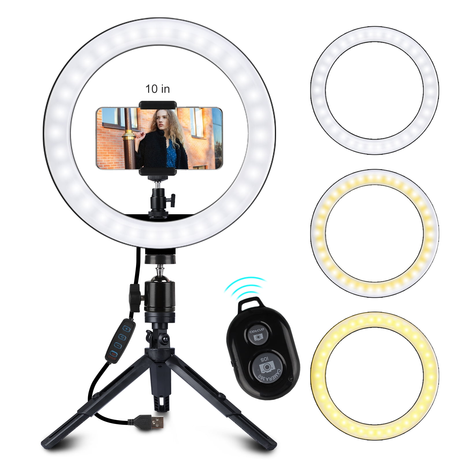 desk ring light