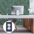 thumbnail image 6 of Yayeee Duplex Wall Plate 1-Gang 4.5"x2.7" Home Receptacle Light Switch Decorative Outlet Cover, Beige Cat Planet, 6 of 7
