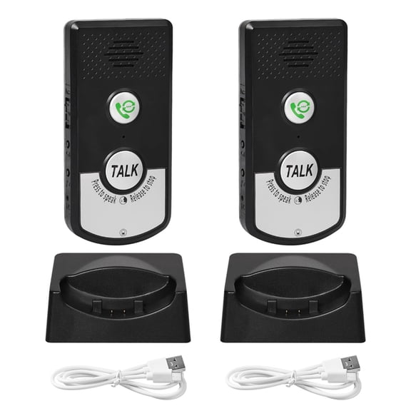 Wireless Intercom Voice Monitor Reminder Smart Two-Way Intercom Suitable for Home Hospital Hotel