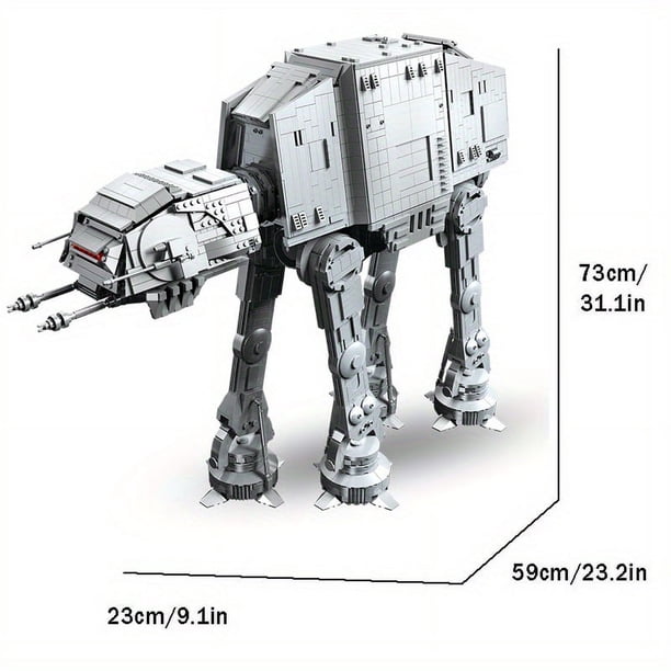 6096pcs All-Terrain Armored Walker Large Building Block Model Space Large Spaceship Warship Satellite Building Blocks Building Blocks Adult Desktop Decoration DIY Gift For Boys