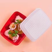 Tupperware Season-Serve Plastic Marinating Container with Lid