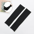 thumbnail image 3 of 1 par de mangas de brazo con protección UV para hombres y mujeres, mangas deportivas refrescantes para correr Negro, 3 of 8