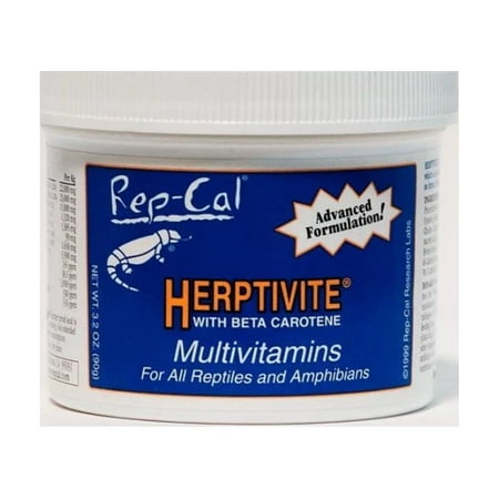 UPC: 0788286003006 | Rep-Cal Research Labs Herptivite with Beta Carotene Multivitamins Reptile Supplement