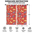 thumbnail image 2 of Blackout Kids Curtains,Colorful Dinosaur Red Pattern Childrens Insulated Curtains Set Of 2,Bedroom Essentials,Toddler Room Decor 42"x84", 2 of 5