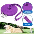 thumbnail image 2 of Correa de adiestramiento para perros, BAAPET, larga, 15 pies, 20 pies, 30 pies, 50 pies, 100 pies, color morado, 2 of 6