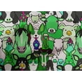 thumbnail image 5 of oneOone Cotton Cambric Sea Green Fabric Horse Sewing Material Print Fabric By The Yard 42 Inch Wide, 5 of 6