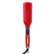 thumbnail image 5 of Plancha de cerámica roja Mango ergonómico Calentamiento rápido Termostato inteligente Alisador de pelo para peluquería Enchufe europeo 100‑240 V, 5 of 10