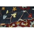 thumbnail image 6 of Hand Tufted Black, Rust and Beige Persian Style Antique Oriental Wool Area Rug, 6 of 10