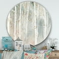 thumbnail image 2 of Designart « A Woodland Walk into the Forest VII » Art Mural Rond en Métal Style Ferme - Disque de 36, 2 of 5