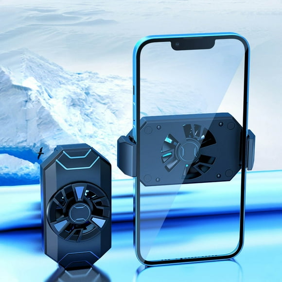 EGNMCR Universal Mini Mobile Phone Cooler Phone Cool Fan Case Radiator Turbo Cool Heat Sink For Cell Phone Cool System Phone Cooler