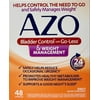 AZO Bladder Control Weight Management Supplement, 48 Capsules, 2 Pack