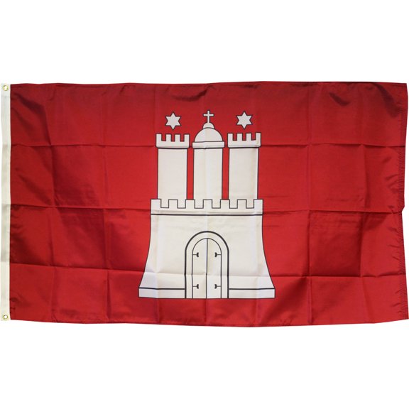 Hamburg - 3'X5' Nylon Flag (Civil)