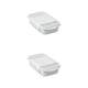 thumbnail image 3 of Caja de Almacenamiento Bewildely Plástico Grado Alimenticio Talla Pequeña 350ML 2Conjunto, 3 of 6