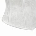 thumbnail image 5 of XUNKUSGA Corset Belt For Women Gothic Sheer Lace Fishbone Waist Cincher Classic Front Hook Boned Corset Shapewear Daily Underbust Bustier,XS, 5 of 6