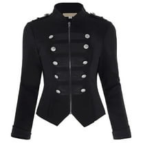 FEIFLY Gothic Punk Jackets Coats For Women Style Fashion Outfits For Parties Events And Themed Gatherings Solid Color Festival Clothing