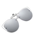 thumbnail image 2 of Gafas de sol polarizadas con clip para hombres y mujeres, gafas de sol para miopía, lentes de visión nocturna de doble propósito para día y noche, gafas con clip tipo ojo de gato, 2 of 6