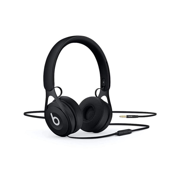 Audífonos supraaurales con cable Beats EP - Sin batería para escuchar sin límites, micrófono y controles integrados - Rojo
