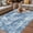 Light Blue, variant on Brown Coastal Outdoor Rug for Patio/Deck/Porch, Non-Slip Large Area Rug 5 x 7 Ft, Summer Beach Nautical Starfish Coral Vintage Indoor Outdoor Rugs Washable Area Rugs, Camping Rug Carpet Runner