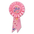 thumbnail image 2 of Pack of 6 Pink "Mom to Be" Mother's Day Baby Shower Party Rosette Ribbons 6.5", 2 of 2