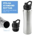 thumbnail image 4 of Graflsoa Adjustable BPA-Free PP Straw Lid for Hydro Flask, Leakproof Screw Cap with Finger Loop, Fits 43mm Standard Bottles, 4 of 6