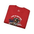 thumbnail image 3 of Life is Better with Dachshund - Funny Dog Lover Unisex Ultra Cotton Tee, 3 of 4