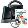 Pre-Owned Wii Console with Mario Kart Wii Bundle - Black (Used )