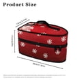 thumbnail image 6 of HELLHERO Garment Steamer Case Protective Portable Garment Steamer Case Snowflake Pattern Design St.Patrick's Day, Bag Only, 6 of 6