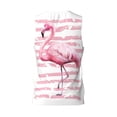 thumbnail image 3 of Easygdp Flamingo Men's Mesh Basketball Jersey Quick Drying Sleeveless Shirts Fitted Muscle Tank Tops Sport Round Neck T-Shirt - 3X-Large, 3 of 9